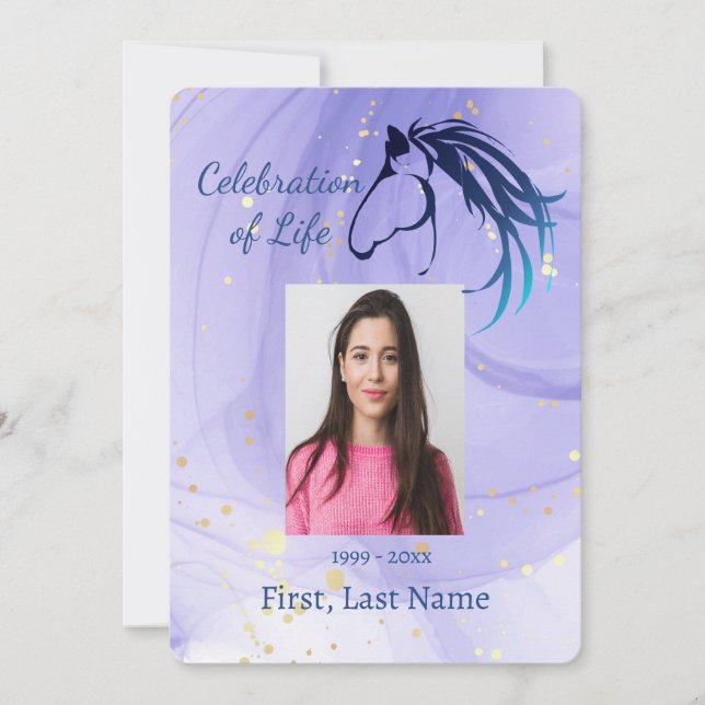 Inbjudan till Logotyp av  firande i Life Classic H (Framsida)