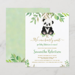 Inbjudan till Löv babykläder för budgeterat bärbar