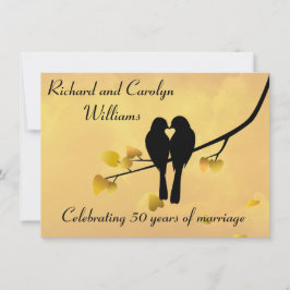 Inbjudan till Love Birds 50-årsjubileum