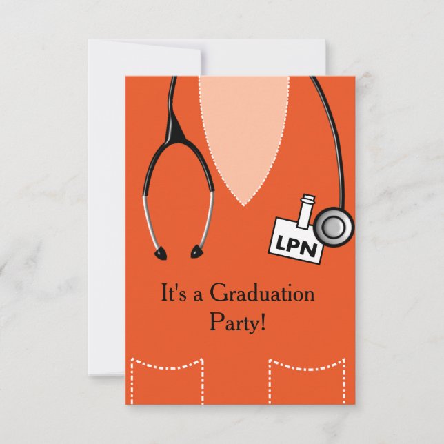 Inbjudan till LPN Nurse Studenten SCrub #50 (Framsida)