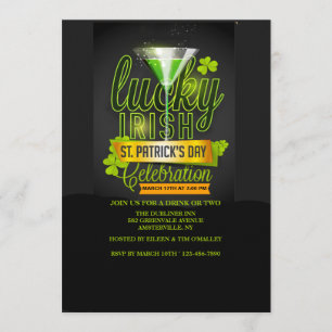 Inbjudan till Lucky Irish Firande