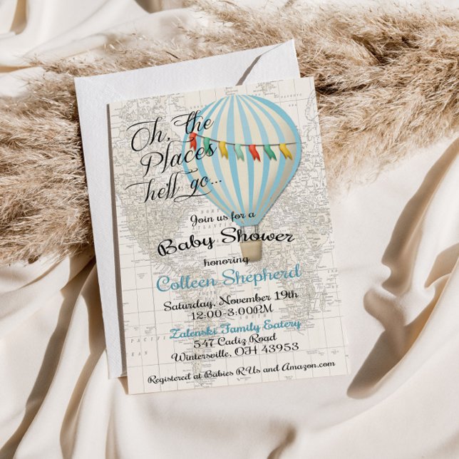 Inbjudan till Luftballongen Pojke Shower (Skapare uppladdad)