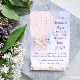 Inbjudan till luftballongens babyvisningsprogram