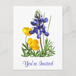 Inbjudan till Lupine Poppies