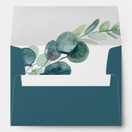 Inbjudan till Lush Greenery och Eucalyptus Wedding