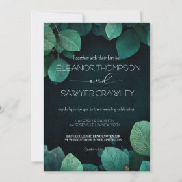 Inbjudan till Lush Grönt Garden Wedding