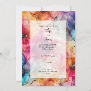 Inbjudan till Luxe Jewel Tones Glamor Colorf-Elega