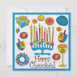 Inbjudan till lycklig Chanukah