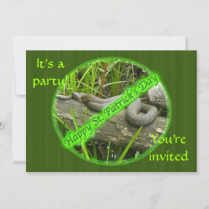 Inbjudan till Lycklig St. Patty's Day No Snakes
