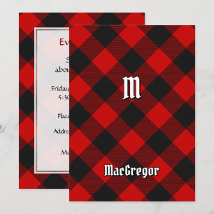 Inbjudan till MacGregor Rob Roy Tartan