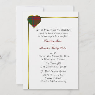 Inbjudan till MacIntyre Play Heart Wedding