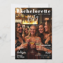 Inbjudan till Magazine Cover Bachelorette