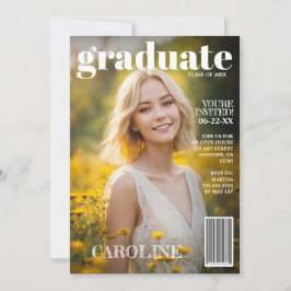 Inbjudan till Magazine Cover Photo Studenten