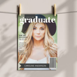Inbjudan till Magazine Cover Photo Studenten
