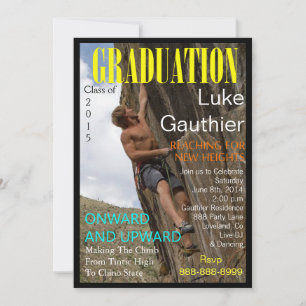 Inbjudan till Magazine Cover Studenten