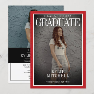 Inbjudan till Magazine Cover Studenten