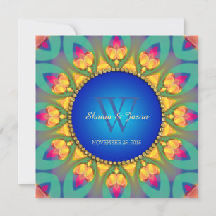 Inbjudan till Magic Bohemian Solros Monogram