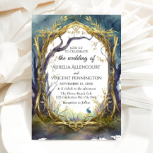 Inbjudan till Magic Forest Wedding