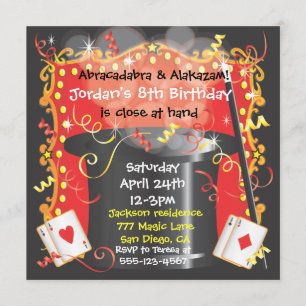 Inbjudan till Magic Magician Party