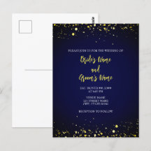 Inbjudan till Magic Starry Night Wedding