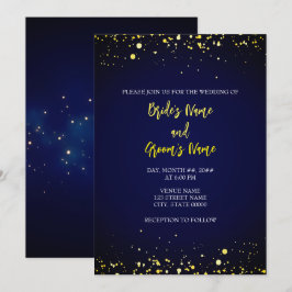 Inbjudan till Magic Starry Night Wedding