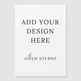 Inbjudan till magnetkort för fantastisk 5 x 7 är t