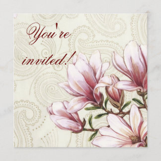 Inbjudan till Magnolia och Paisley Birthday