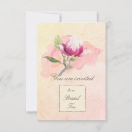 Inbjudan till Magnolia Watercolor Tea Party