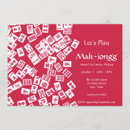 Inbjudan till Mah-Jongg-spelpartiet