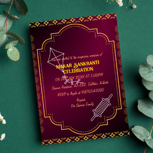 Inbjudan till Makar Sankranti Firande