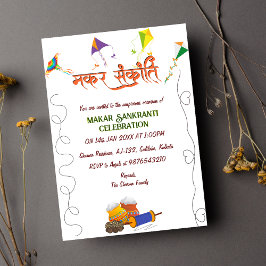 Inbjudan till Makar Sankranti Firande