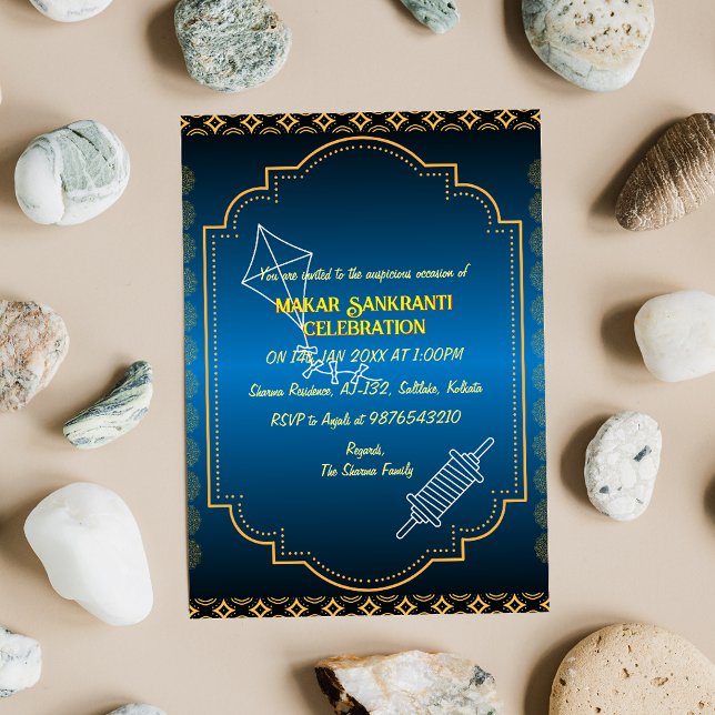 Inbjudan till Makar Sankranti Firande (Skapare uppladdad)