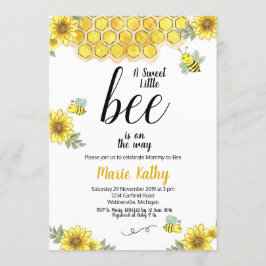Inbjudan till Mamma-till-Bee Baby Shower