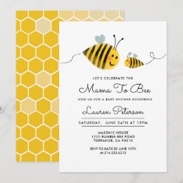 Inbjudan till mamma till Bee Baby Shower | Humla
