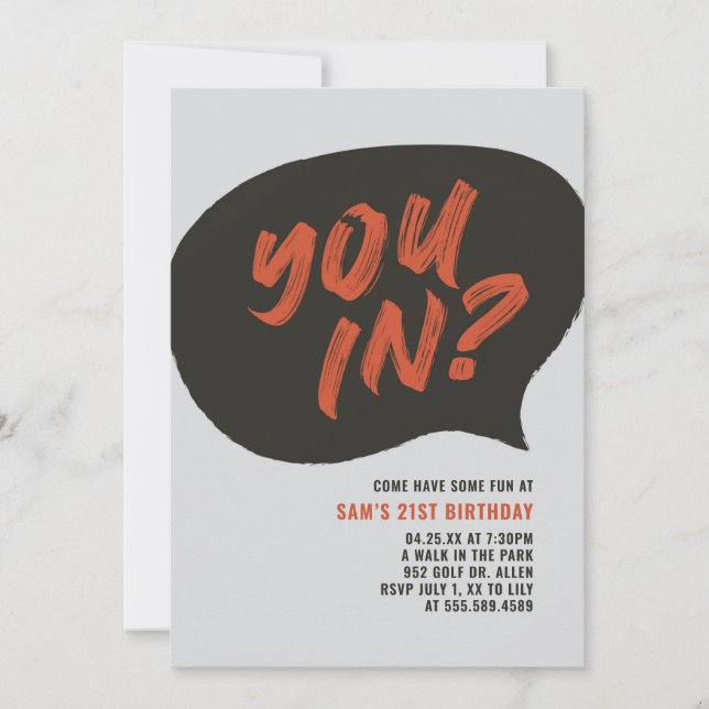 Inbjudan till manar på födelsedagen (Framsida)