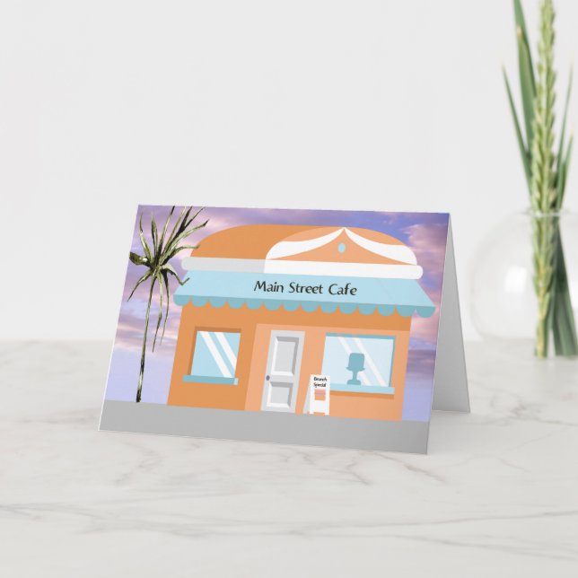 Inbjudan till månatlig Brunch för Dam (Framsida)