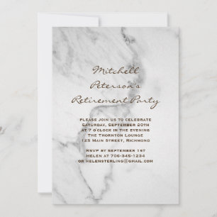 Inbjudan till Marble Pension-partiet i Taupe