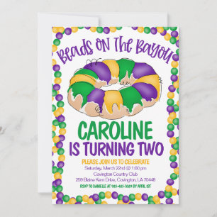 Inbjudan till Mardi Gras Birthday