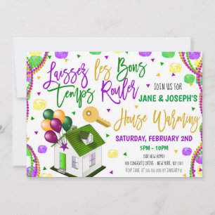 Inbjudan till Mardi Gras House Warming Party Party