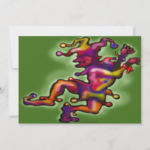 Inbjudan till Mardi Gras Jester