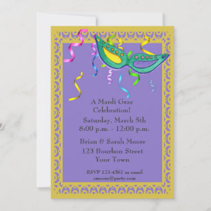 Inbjudan till Mardi Gras Party