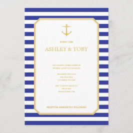 Inbjudan till mardiner för marin marin flotta och