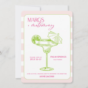 Inbjudan till Margs och Matrimony Bachelorette
