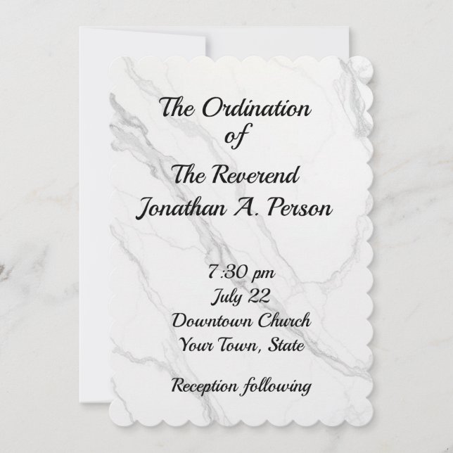 Inbjudan till markörpastorordning (Framsida)