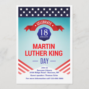 Inbjudan till Martin Luther Kind Day Firande