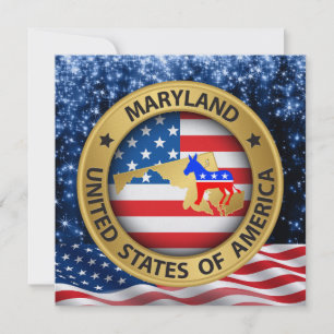 Inbjudan till Maryland Democrat Patriotic - Srf