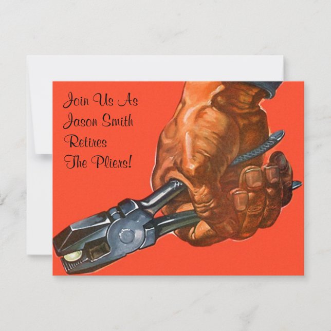 Inbjudan till maskinvaruleverantörer, Retire Pensi (Framsida)