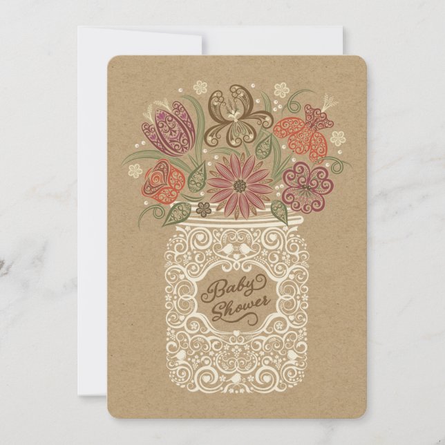 Inbjudan till Mason Burk Fall Baby Shower (Framsida)