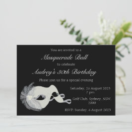 Inbjudan till Masqueraad Boll