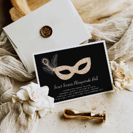 Inbjudan till Masquerad Boll Sweet sixteen